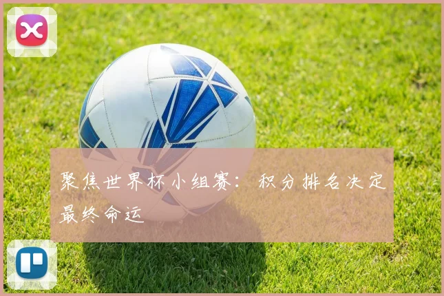 聚焦世界杯小组赛：积分排名决定最终命运